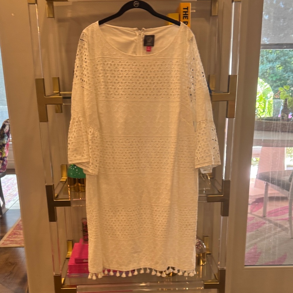 Vince Camuto Ivory Lace Dress